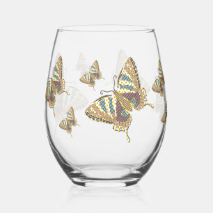 Vaso De Vino Mariposa Cola de Golondrina Azteca