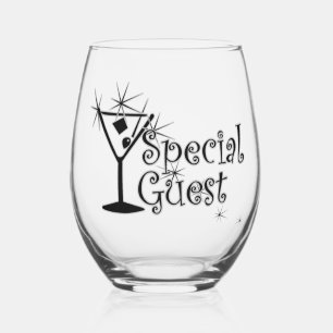 Vaso De Vino Martini Retro - Invitado Especial