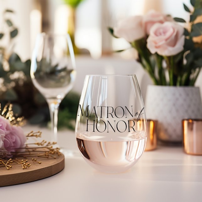 Vaso De Vino Matrón de Honor Vino sin Piedra (Subido por el creador)