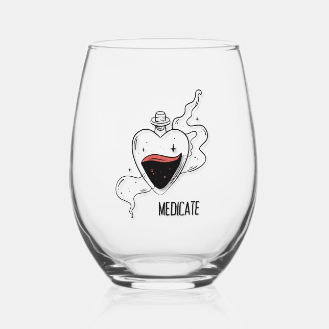 Vaso De Vino Medicate (Anverso)