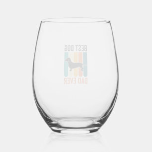 Vaso De Vino Mejor diseño de camiseta vintage de Dachshund para