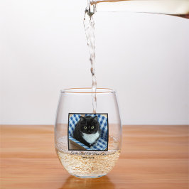 Vaso De Vino Mejor foto y texto de la mamá del gato de todos lo