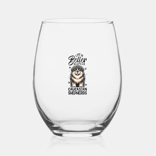 Vaso De Vino Mejor vida con lechón caucásico