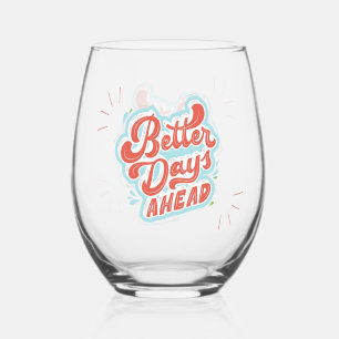 Vaso De Vino Mejores Días