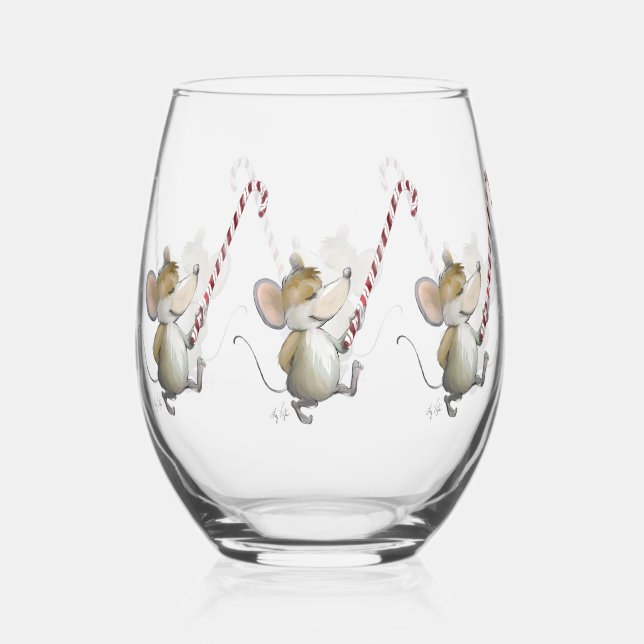 Vaso De Vino Merry Mouse Moe (Anverso)