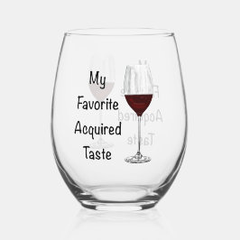 Vaso De Vino Mi sabor favorito adquirido