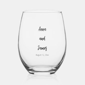 Vaso De Vino Moda Boda moderno Vidrio inoxidable