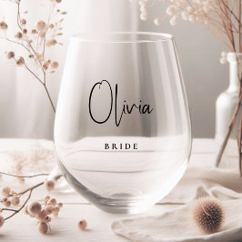 Vaso De Vino Moda Bride Boda