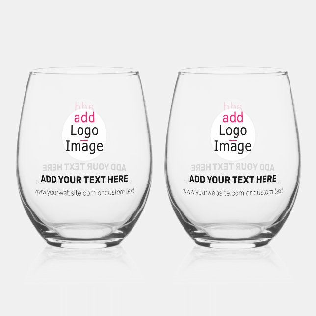 Vaso De Vino Moderna Moda profesional del Personalizable (Anverso)