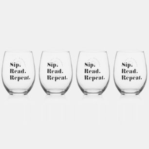 Vaso De Vino Moderno Book Club Funny Custom Name