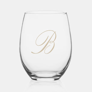 Vaso De Vino Monograma clásico