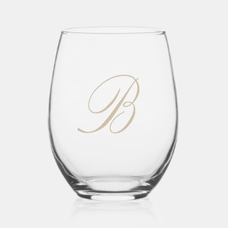 Vaso De Vino Monograma clásico