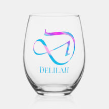 Monograma personalizado Nombre "D" Resumen Primave