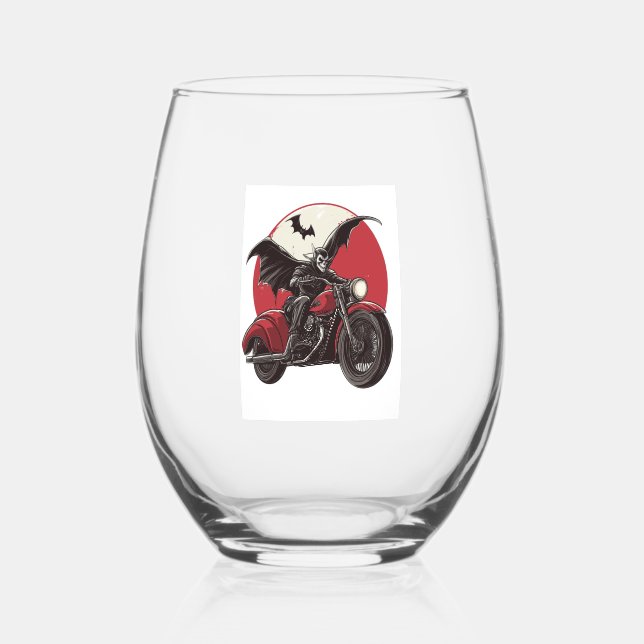 Vaso De Vino Moonlit Vampire Ride (Anverso)