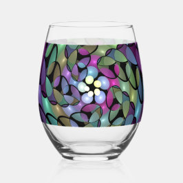 Vaso De Vino Movimientos coloridos Resumen Arte Fractal Trippy