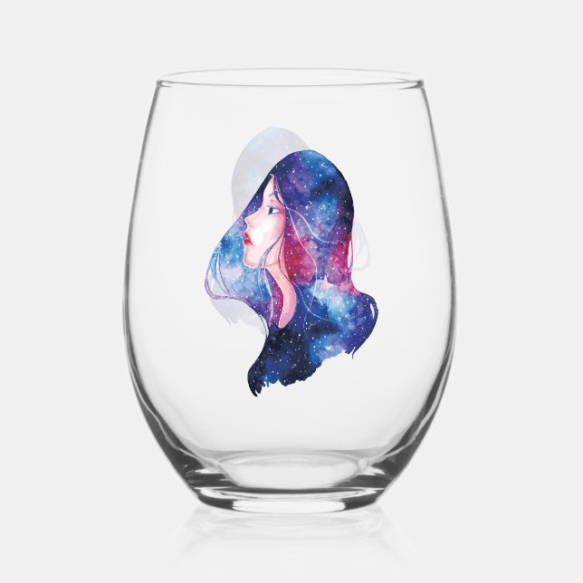 Vaso De Vino Mujer (Anverso)