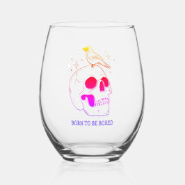 Vaso De Vino Nacido para ser aburrido