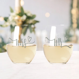 Vaso De Vino Nada Fancy Just Love Boda