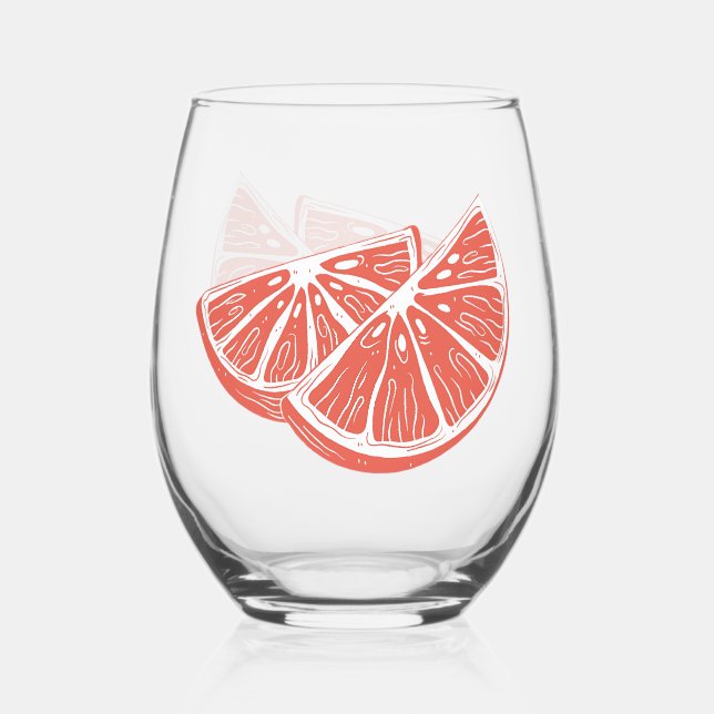 Vaso De Vino Naranja (Anverso)