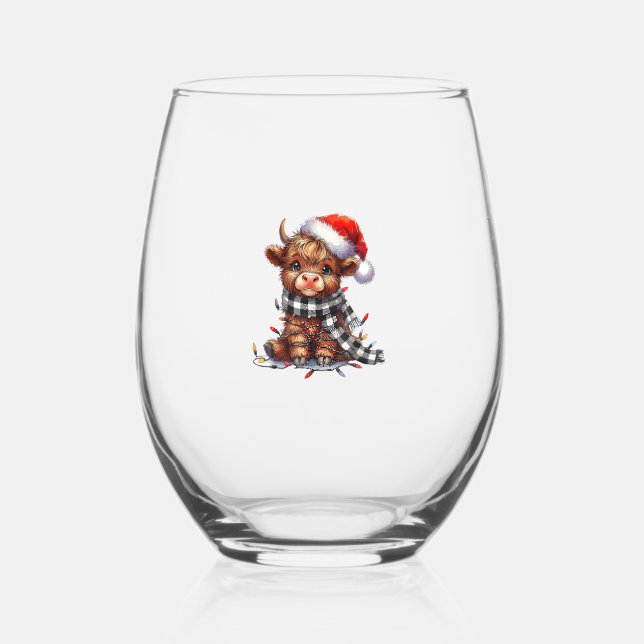 Vaso De Vino Navidades educados iluminan a Navidades divertidos (Anverso)