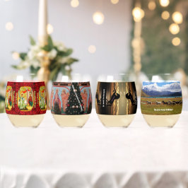 Vaso De Vino Navidades salvajes del Oeste