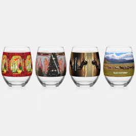 Vaso De Vino Navidades salvajes del Oeste