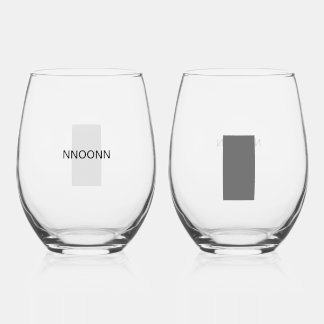 VASO DE VINO NNOONN SIMPLE LOGO CELL WINEGLASS