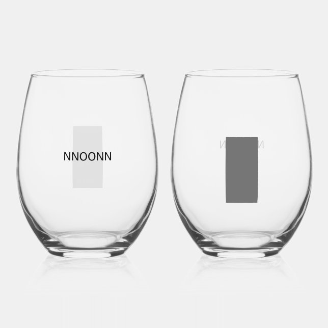 VASO DE VINO NNOONN SIMPLE LOGO CELL WINEGLASS (Anverso)