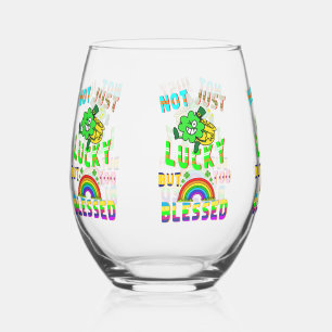 Vaso De Vino No Sólo Suerte, Sino También Bendecida.