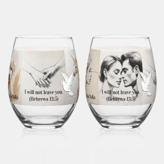 Vaso De Vino No te dejaré. (Hebreos 13:5)