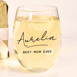 Vaso De Vino Nombre de la firma del mejor monograma de la mejor