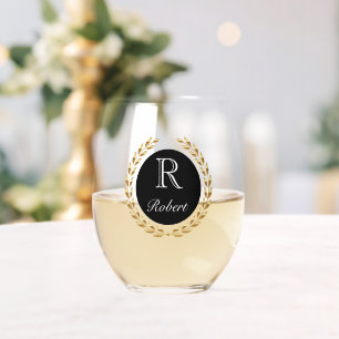 Vaso De Vino Nombre personalizado