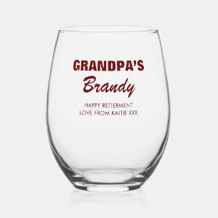 Vaso De Vino Nombre Personalizado Glass Cumpleaños Retirement P