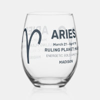 Nombre personalizado / Rótulo Zodiac de texto Arie
