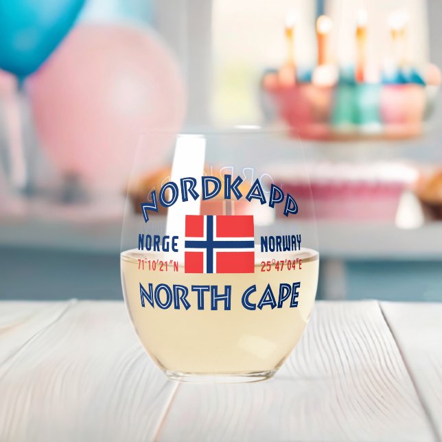 Vaso De Vino NORDKAPP Noruega (Insitu (Baby Shower))