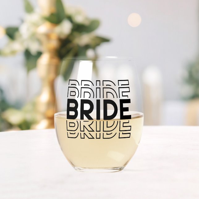Vaso De Vino Novia  (Insitu (Boda))