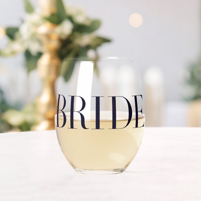 Vaso De Vino Novia novia será (Insitu (Boda))