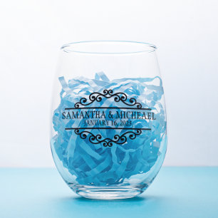 Vaso De Vino Novia Novio Personalizados Boda