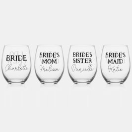 Vaso De Vino Novia Para Ser Bachelorette Fiesta Yo Sí Equipo