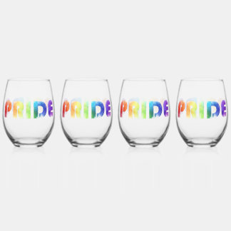 Vaso De Vino Orgullo arcoiris