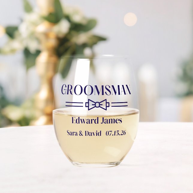 Vaso De Vino Padrino de boda (Insitu (Boda))