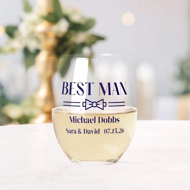 Vaso De Vino Padrino de Boda (Insitu (Boda))