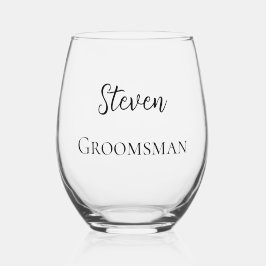 Vaso De Vino Padrino de Boda Personalizado Personalizable