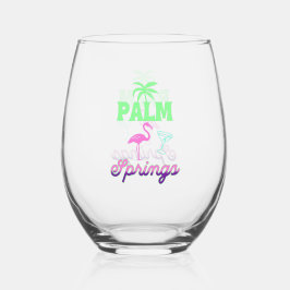 Vaso De Vino palm springs bachelorette green pink retro 
