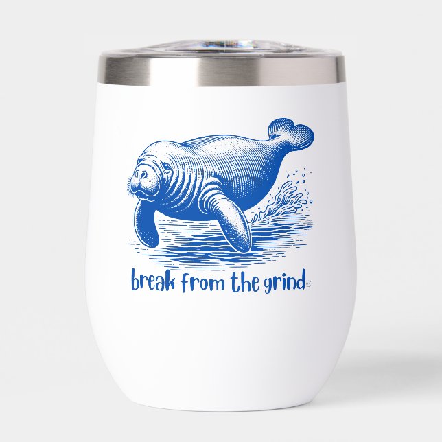 Vaso de vino para manatíes (Frente)