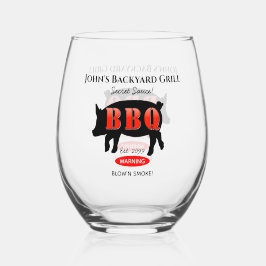 Vaso De Vino Parrillada Backyard Master Grilling Coctel BBQ