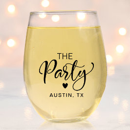 Vaso De Vino Partido Cute Bachelorette