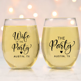 Vaso De Vino Partido Cute Bachelorette