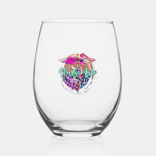 Vaso De Vino Pegatina vital de enfermería 1