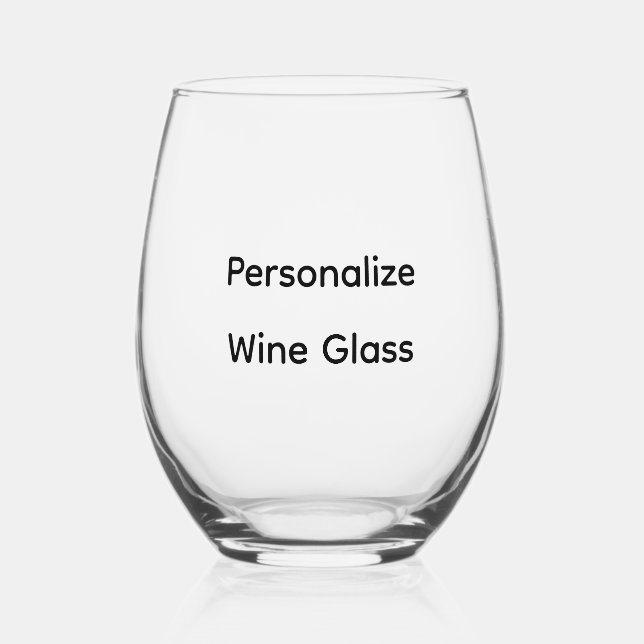 Vaso De Vino Personaliza  (Anverso)